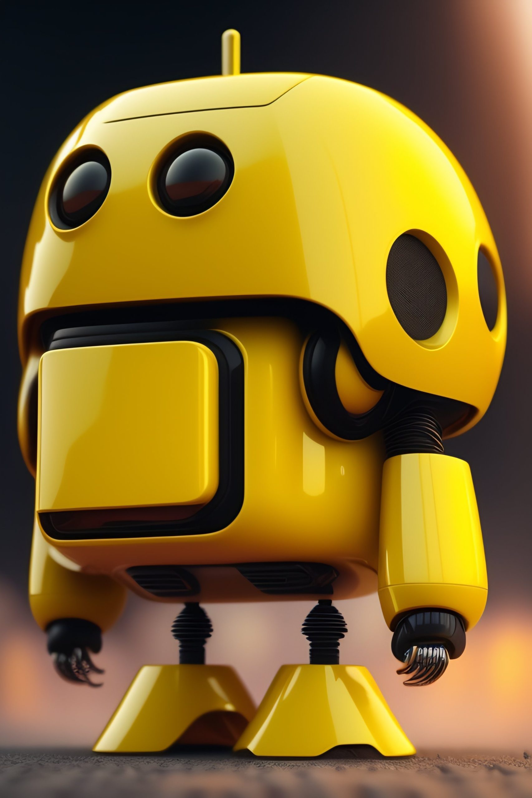 robot amarillo